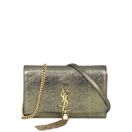 Saint Laurent Kate Tassel Chain Wallet