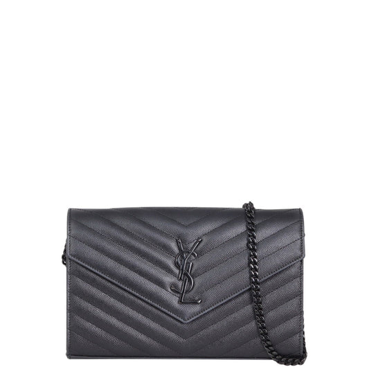 Saint Laurent Monogram Envelope Chain Wallet Medium