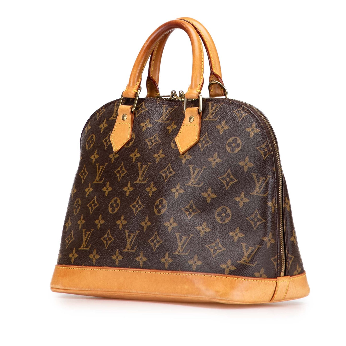 Brown Louis Vuitton Monogram Alma PM Handbag