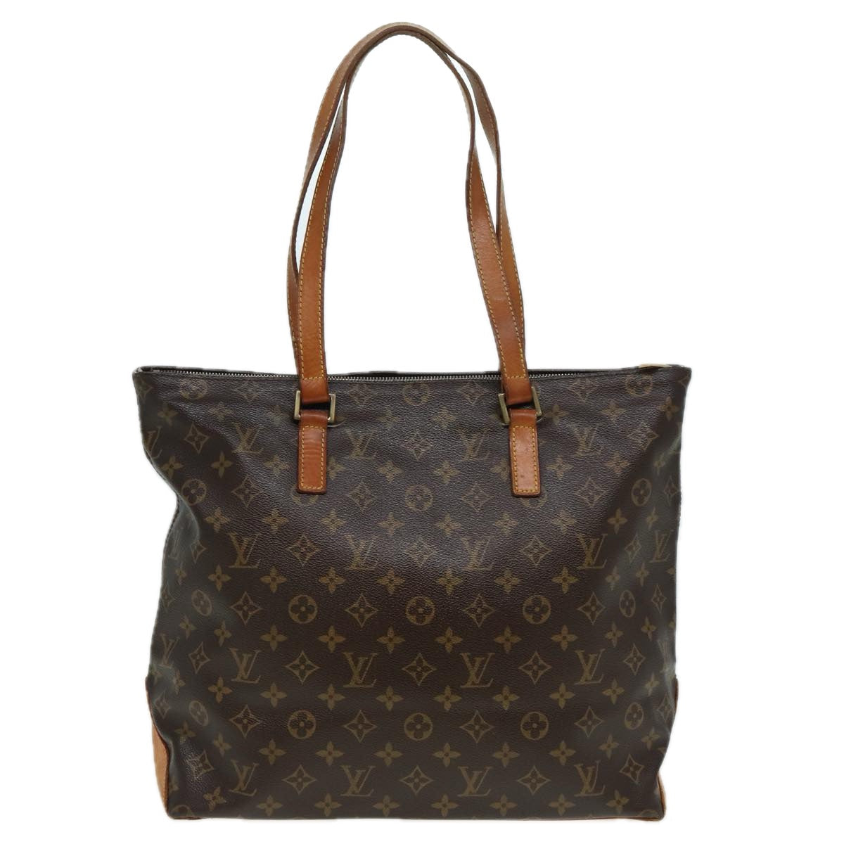 LOUIS VUITTON Monogram Cabas Mezzo Tote Bag M51151 LV Auth 81084