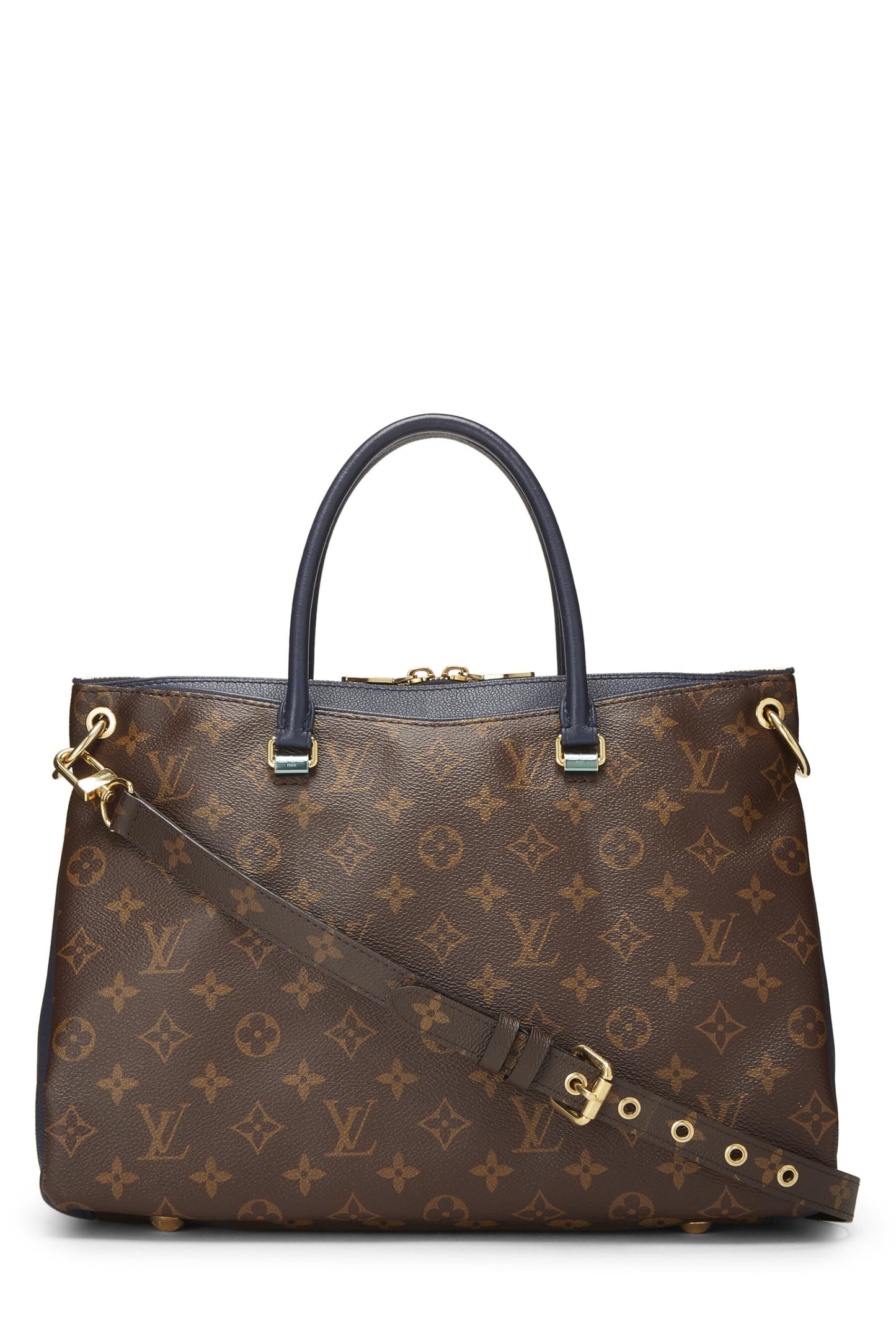 Louis Vuitton, Navy Monogram Canvas Pallas, Navy