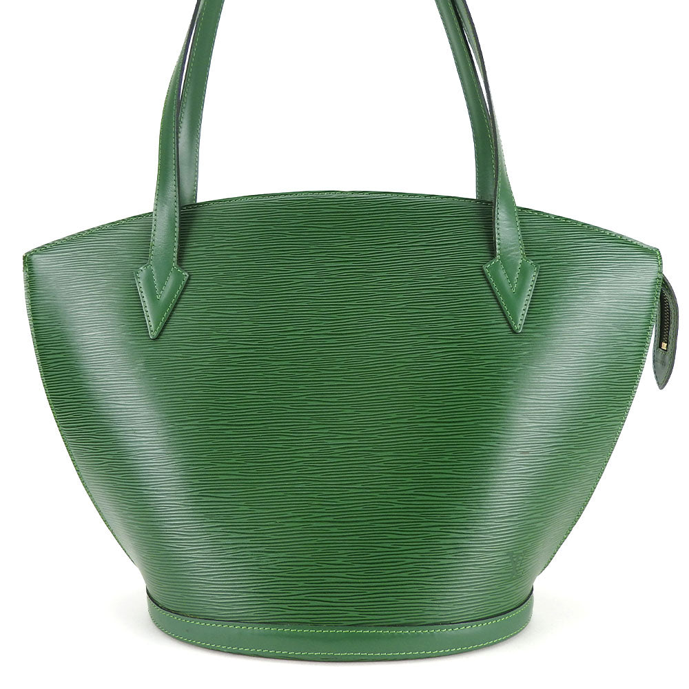 LOUIS VUITTON Tote Bag M52334 Epi Leather green Sun jack shopping