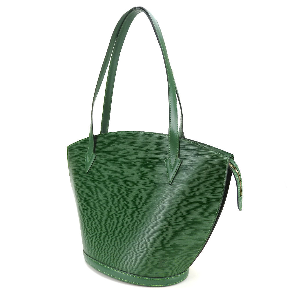 LOUIS VUITTON Tote Bag M52334 Epi Leather green Sun jack shopping