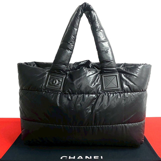 Chanel Coco Cocoon Nylon Tote Bag Classic Flap