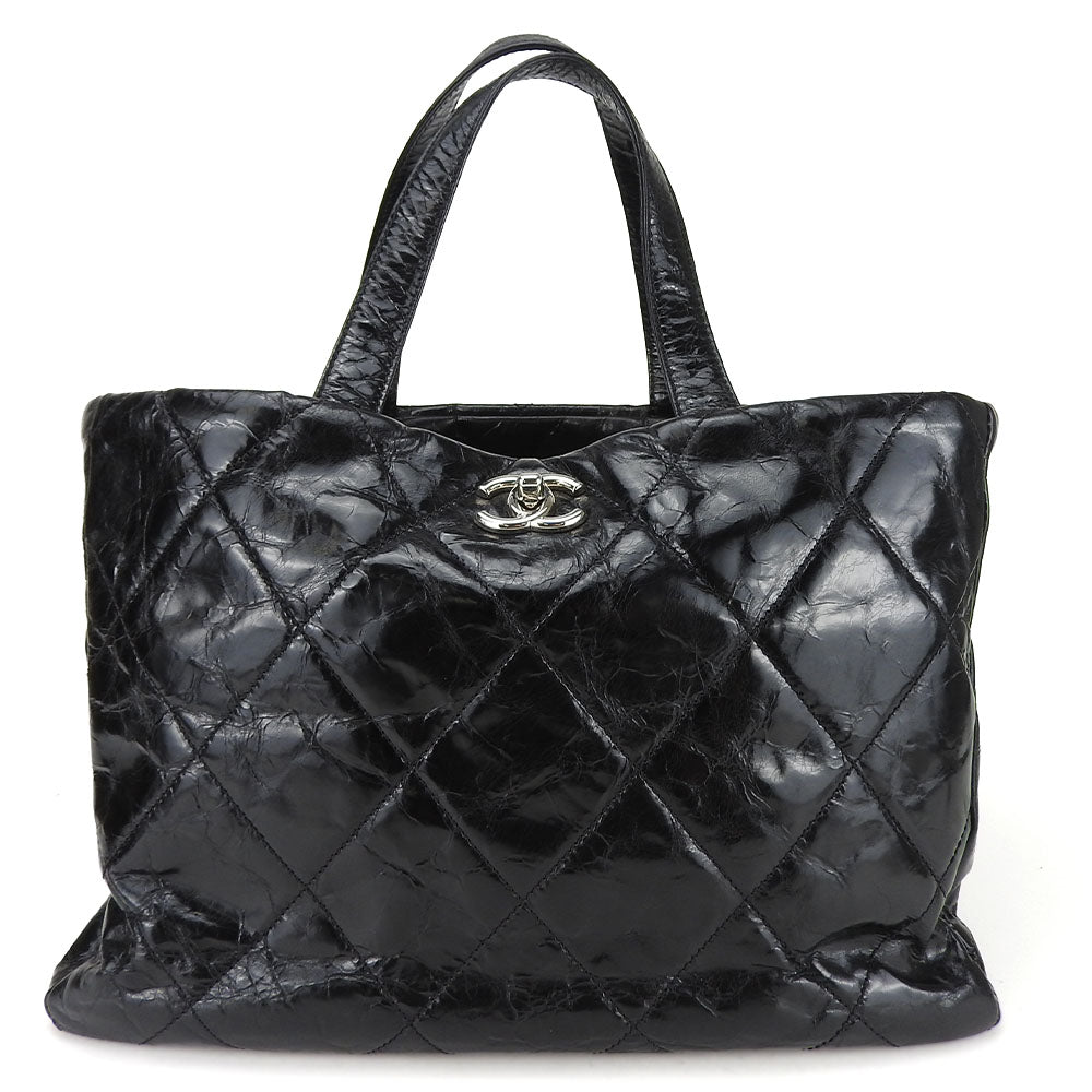 Chanel Portobello Leather Tweed 2way Tote Bag Classic Flap