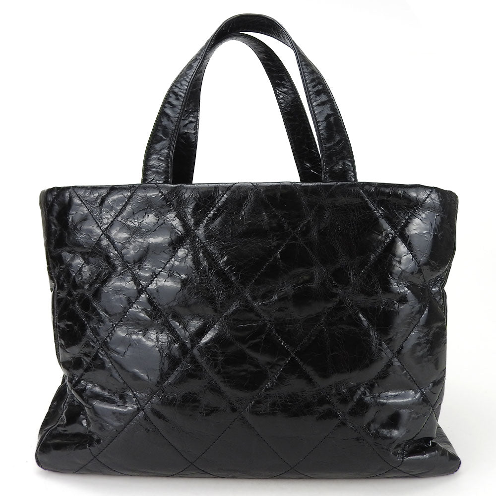Chanel Portobello Leather Tweed 2way Tote Bag Classic Flap