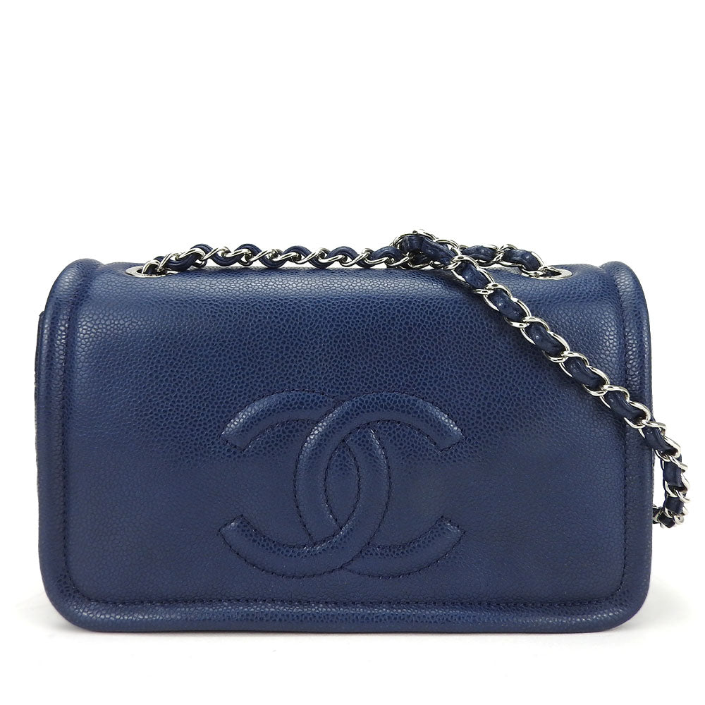 Chanel Matelasse Caviarskin Shoulder Bag Classic Flap