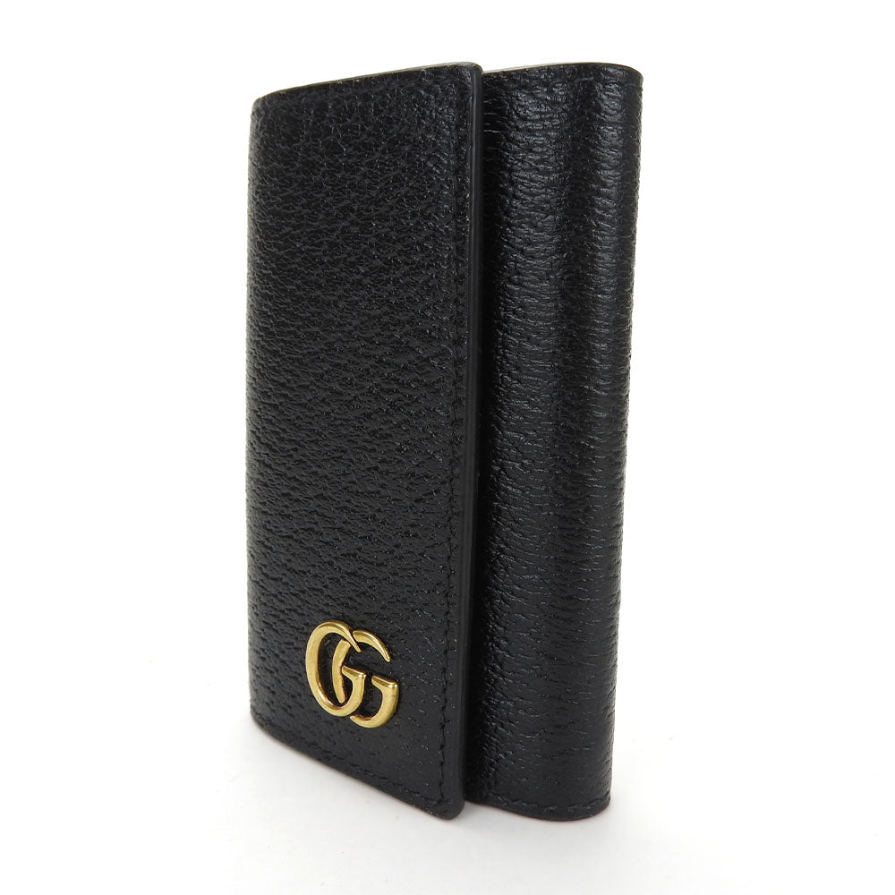 GUCCI Key case Key holder  435305 leather black unisex(Unisex)