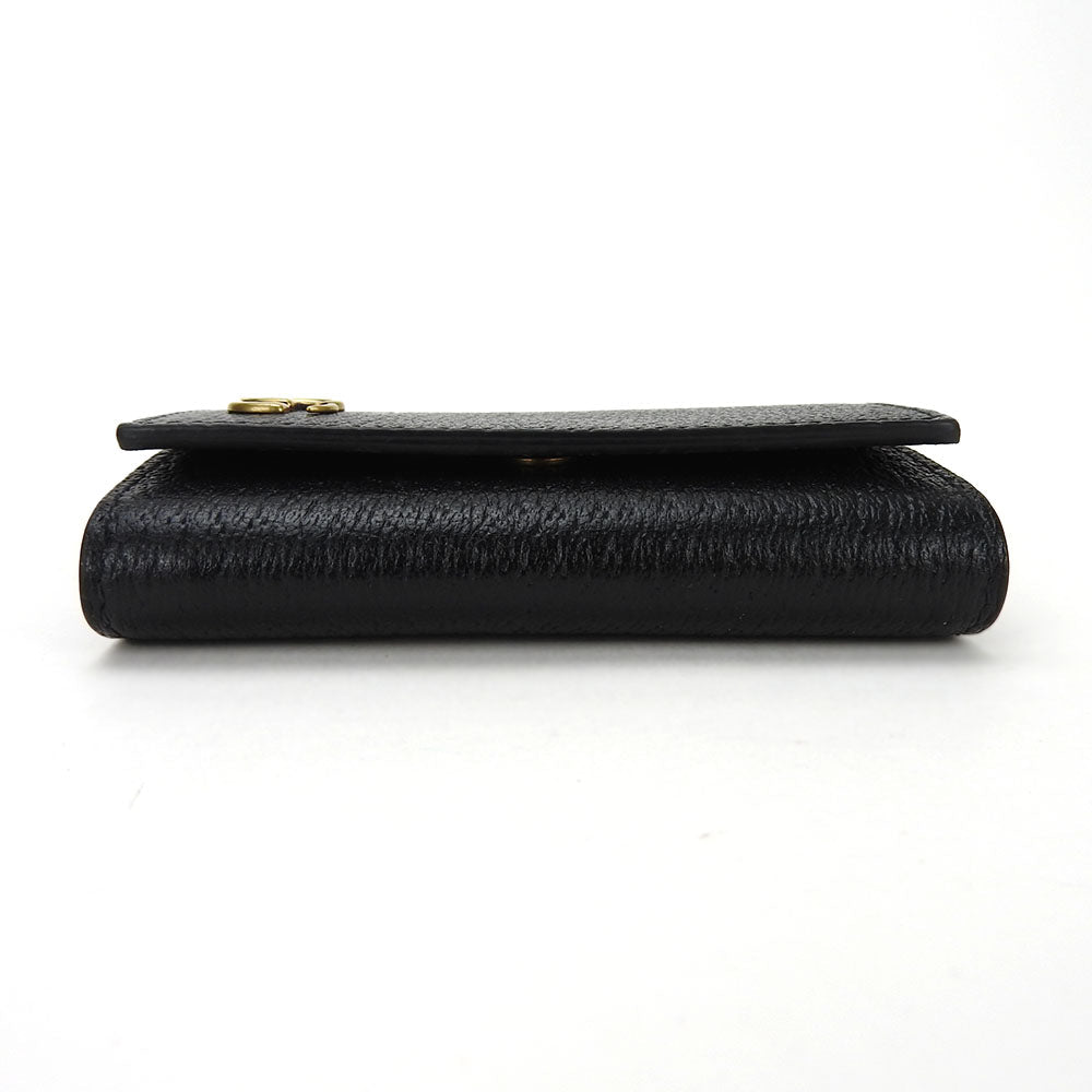 GUCCI Key case Key holder  435305 leather black unisex(Unisex)