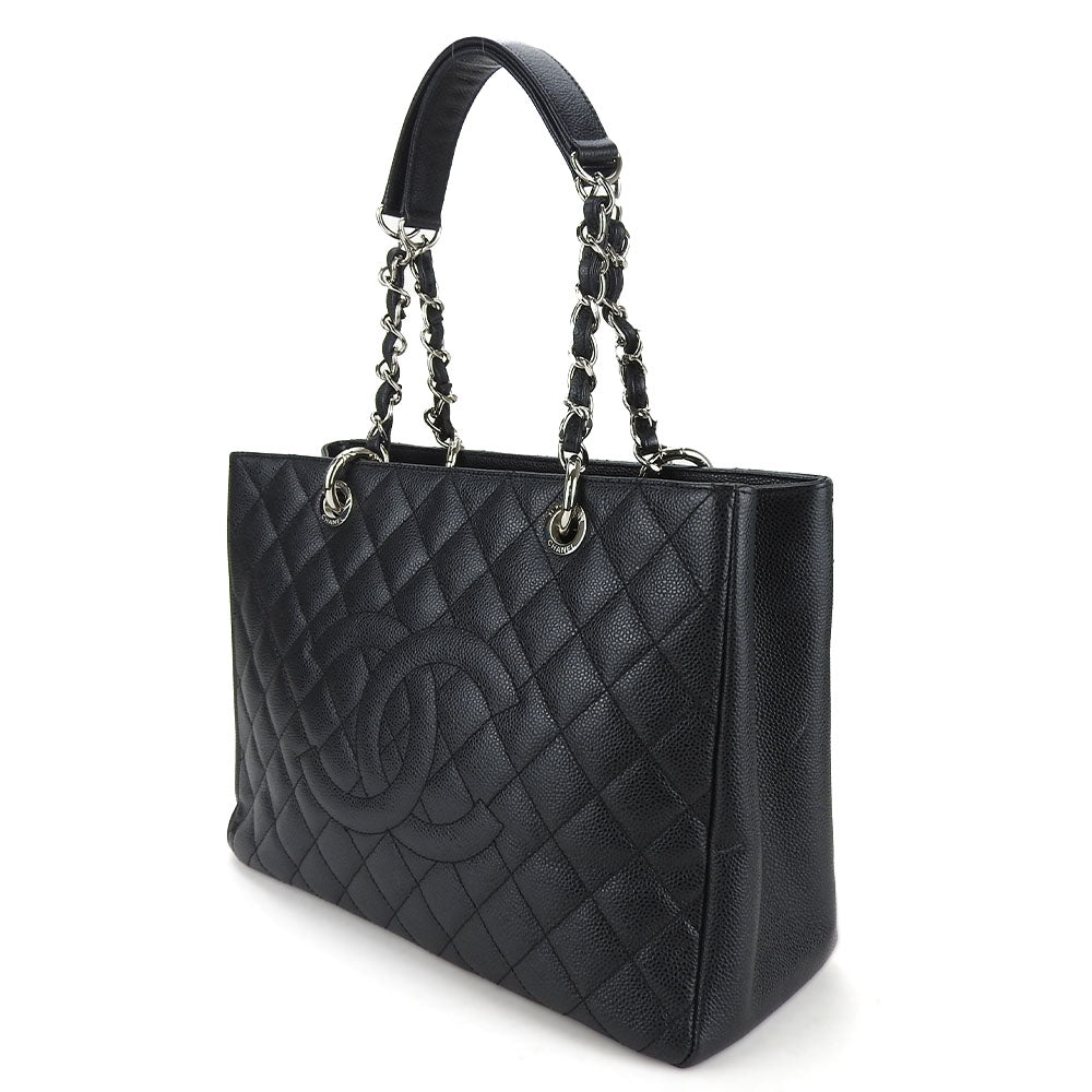 Chanel GST Tote Caviarskin Tote Bag Classic Flap