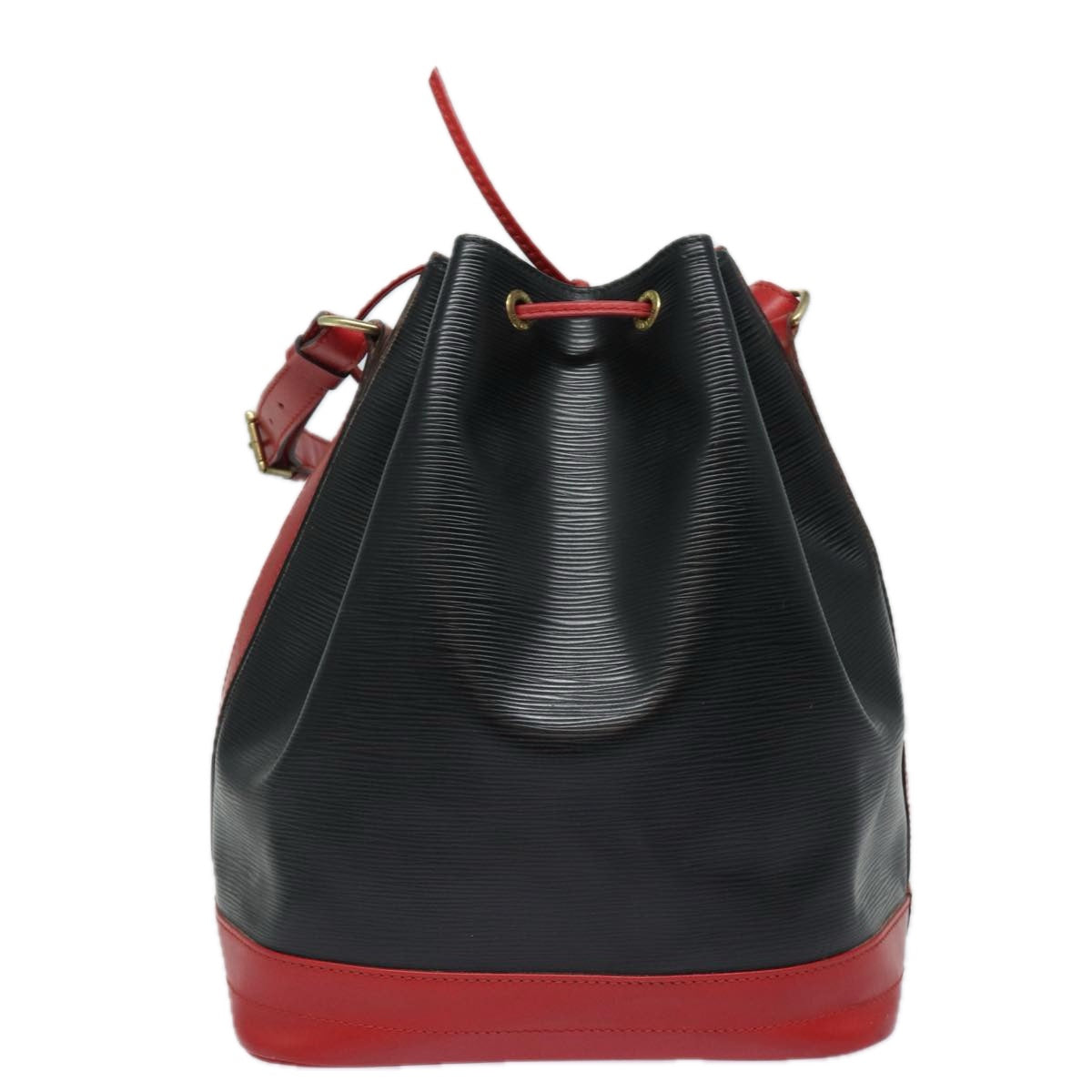 LOUIS VUITTON Epi Noe Shoulder Bag By color Black Red M44017 LV Auth 81263