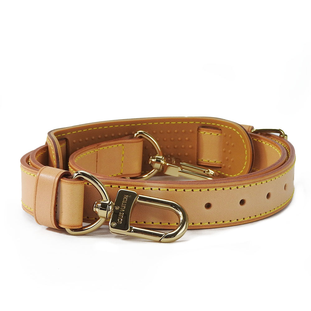 LOUIS VUITTON Shoulder strap Nume leather beige unisex(Unisex)
