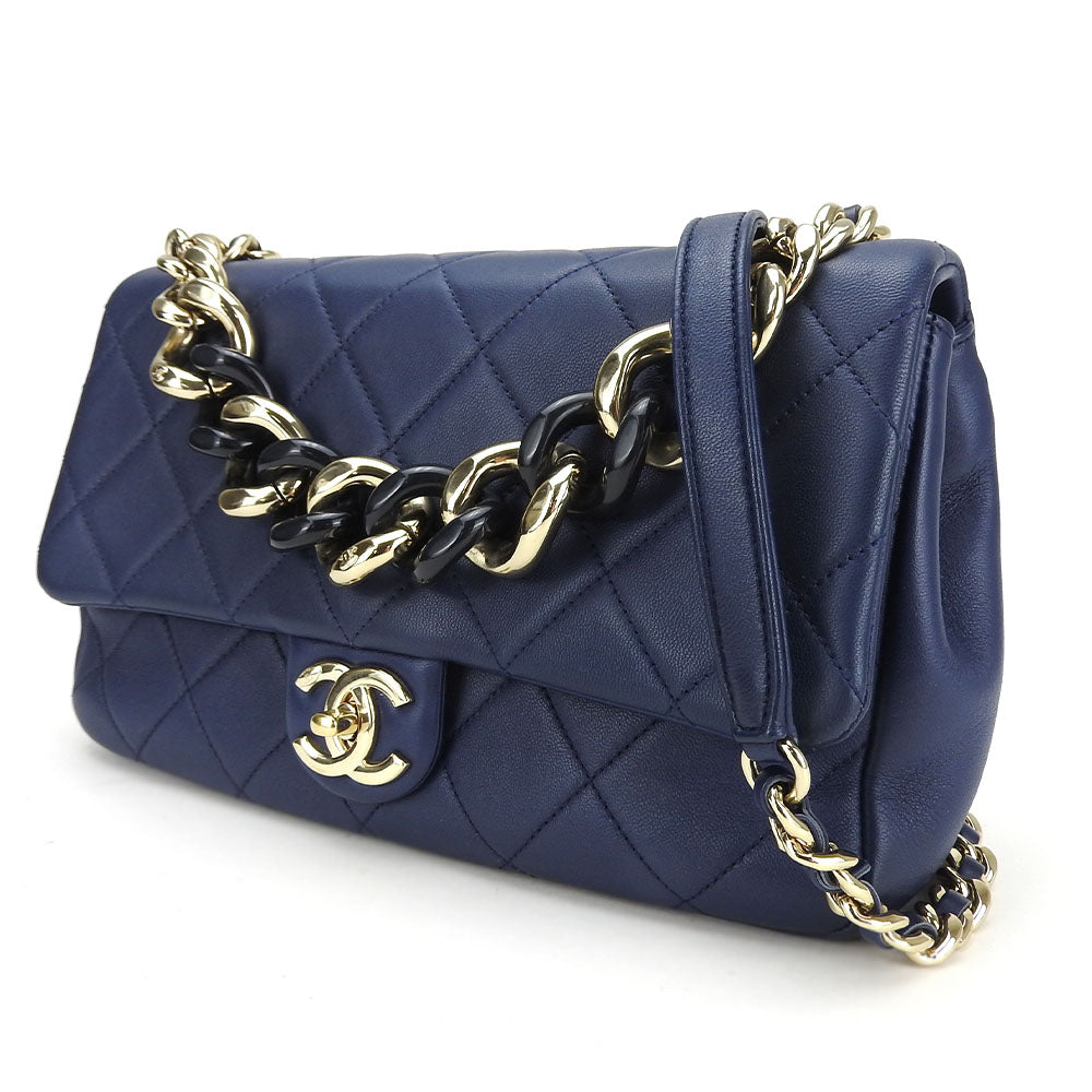 Chanel Matelasse Lambskin 2way Shoulder Bag Classic Flap