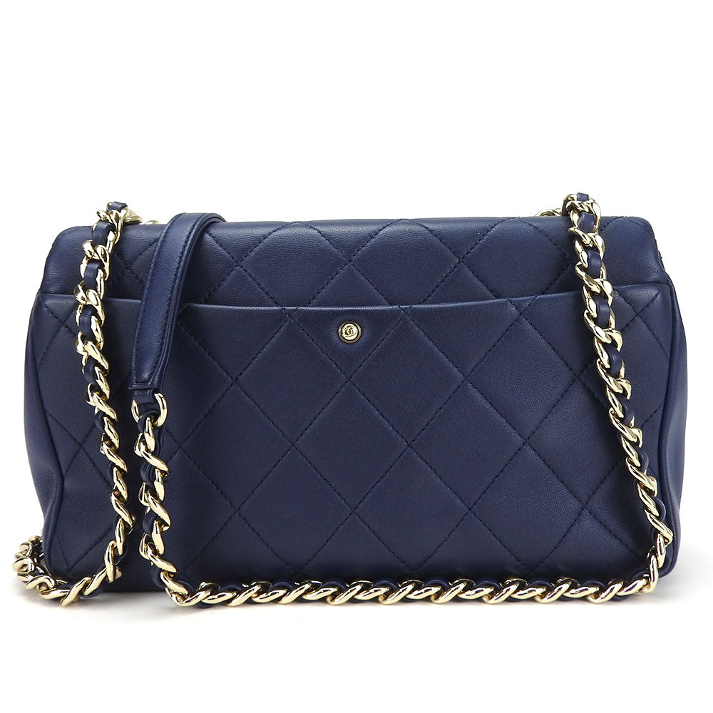 Chanel Matelasse Lambskin 2way Shoulder Bag Classic Flap