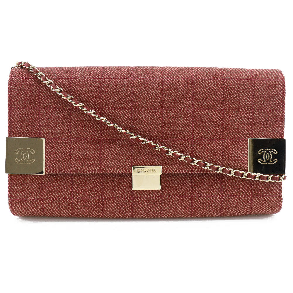 CHANEL Chocolate bar Shoulder Bag