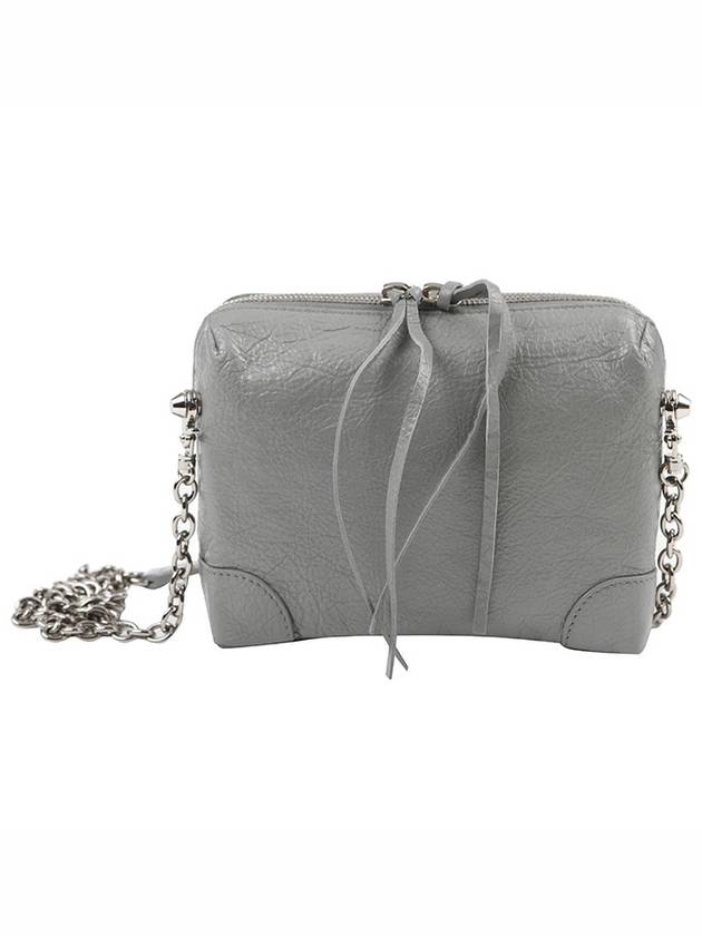 Luxury Balenciaga Trending 2026 Classic Reporter Chain Cross Bag Grey