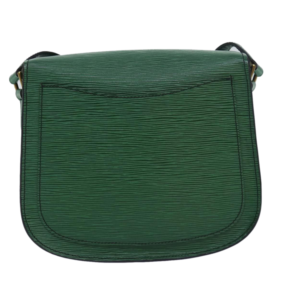 LOUIS VUITTON Epi Saint Cloud GM Shoulder Bag Green M52194 LV Auth 81536
