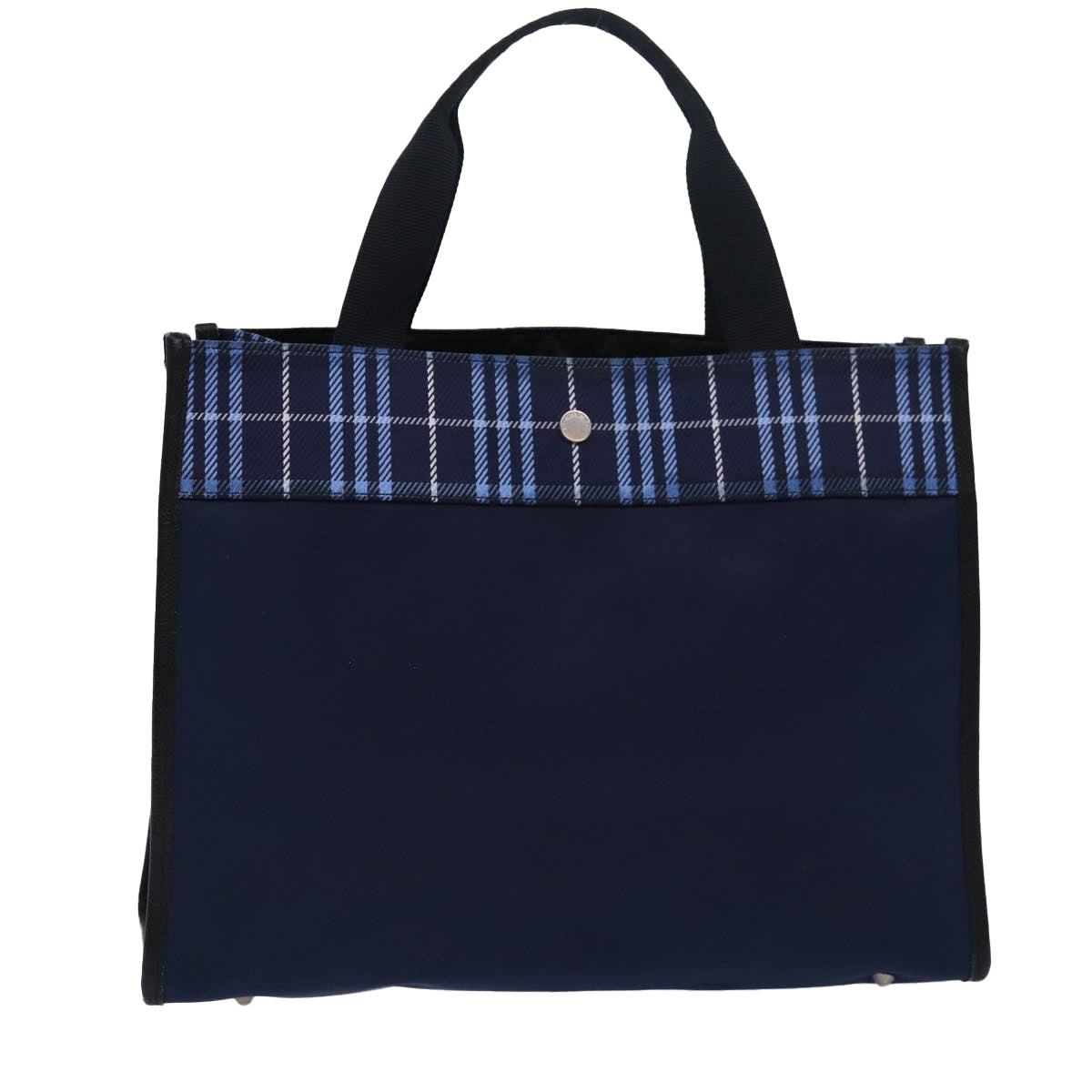 Luxury Burberry Tote Bag Nylon Navy Auth 81665