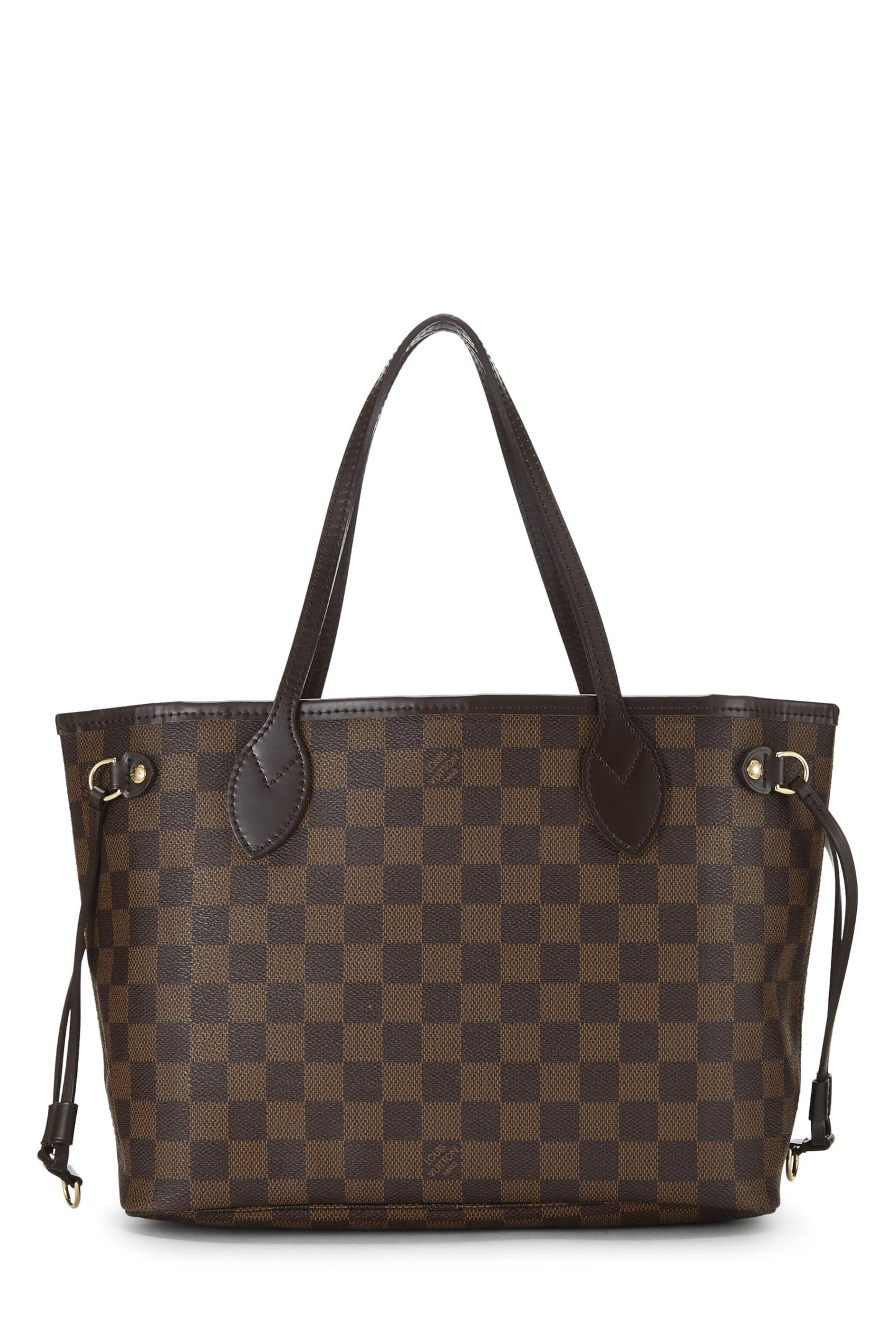 Louis Vuitton, Damier Ebene Neverfull PM, Brown