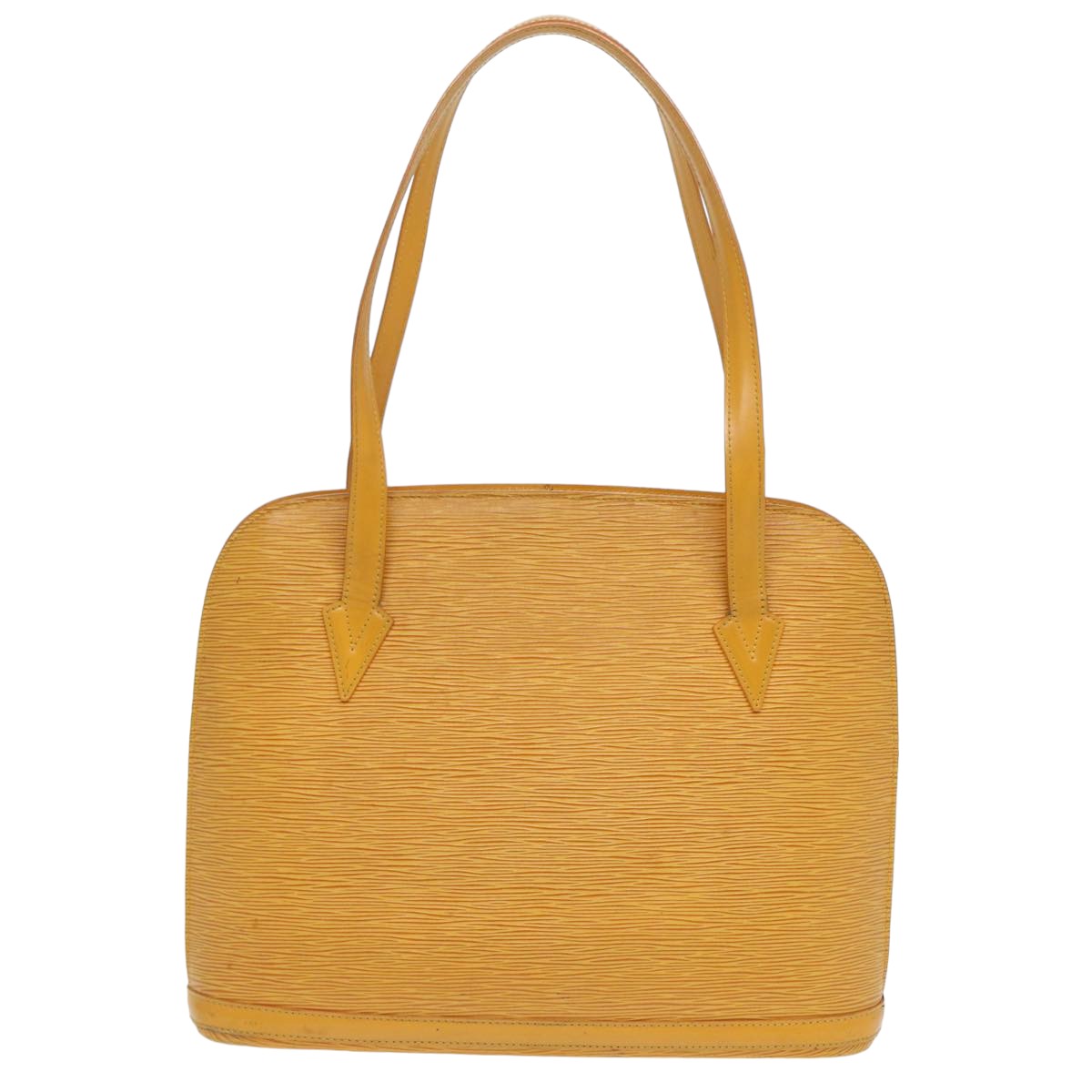 LOUIS VUITTON Epi Lussac Shoulder Bag Yellow M52289 LV Auth 81731