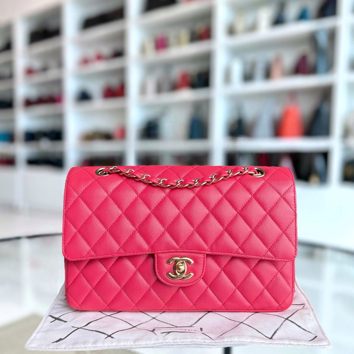Chanel Classic Flap Medium Shoulder Bag - EworeBags
