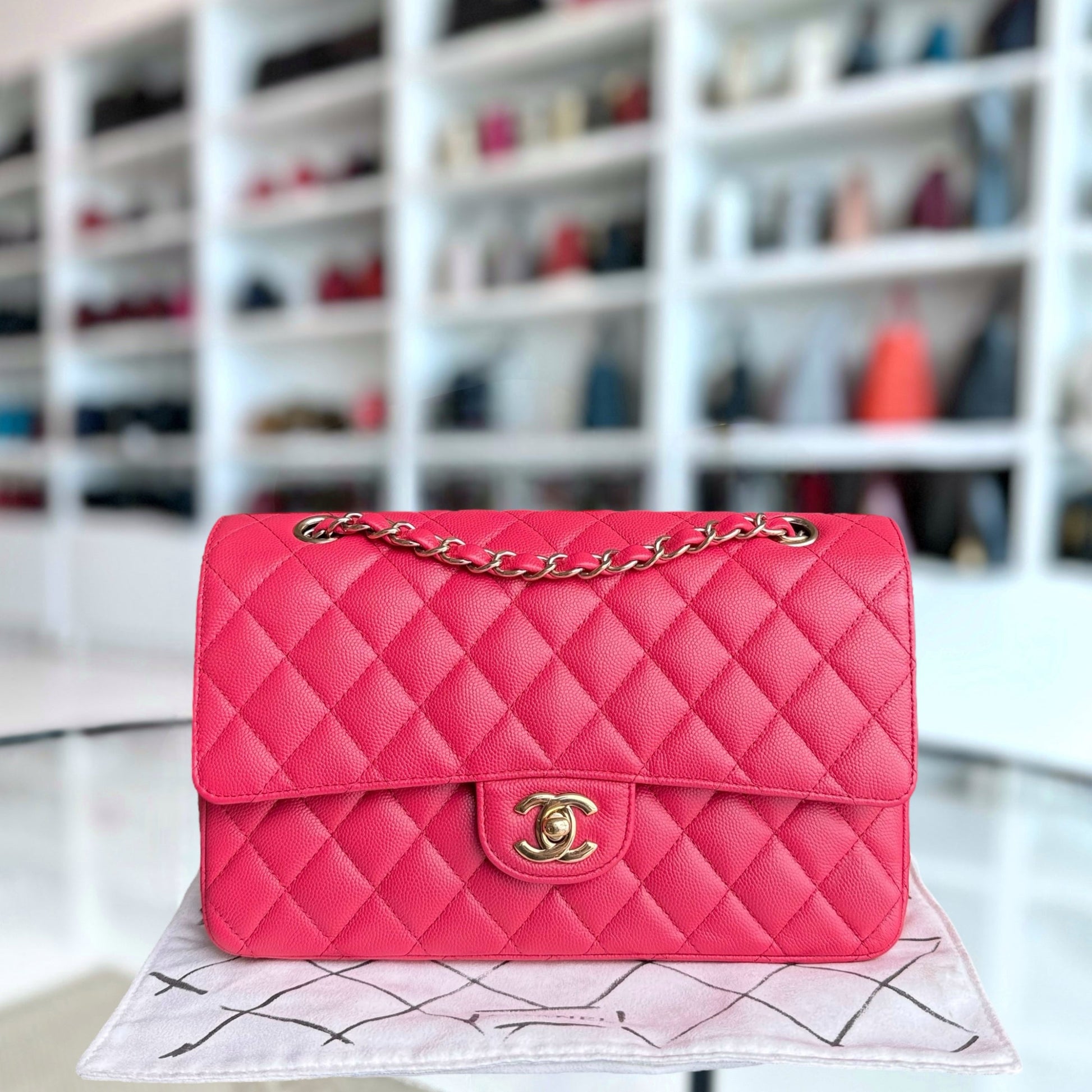 Chanel Classic Flap Medium Shoulder Bag - EworeBags