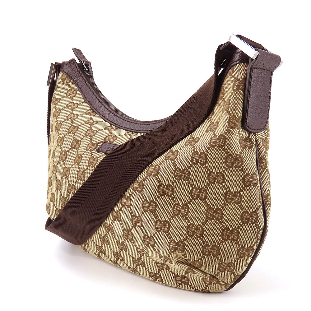 GUCCI Shoulder Bag 181092 GG canvas beige