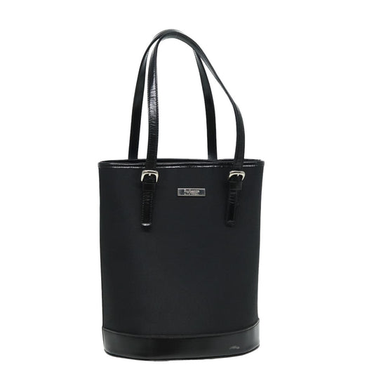 Luxury BurberrySs Blue Label Hand Bag Nylon Black Auth 81857