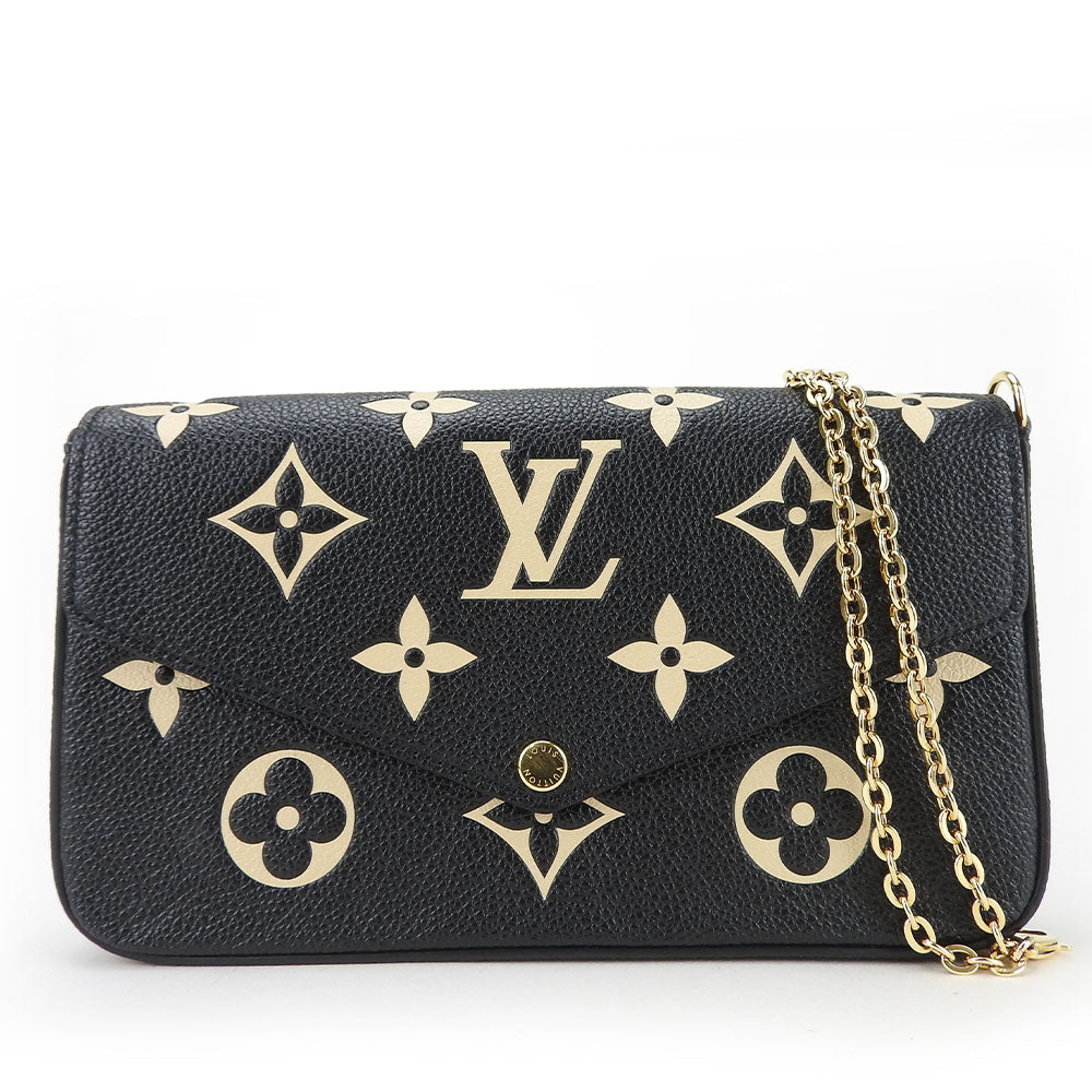 LOUIS VUITTON Shoulder Bag M82479 Monogram Ann Platt black Pochette Felice