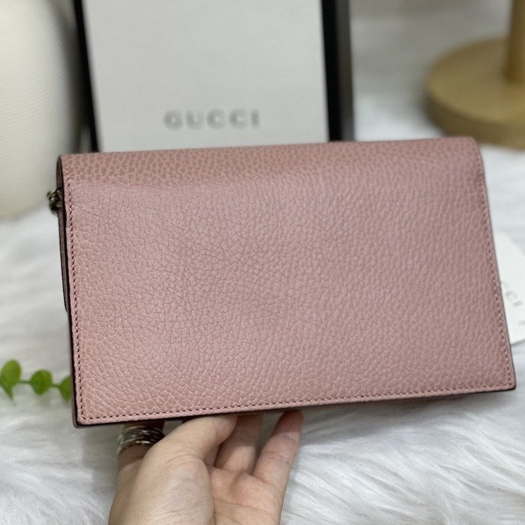 Gucci Chain Leather Crossbody