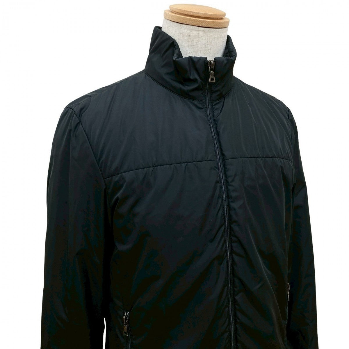 PRADA Nylon jacket Nylon, Polyester black mens 46
