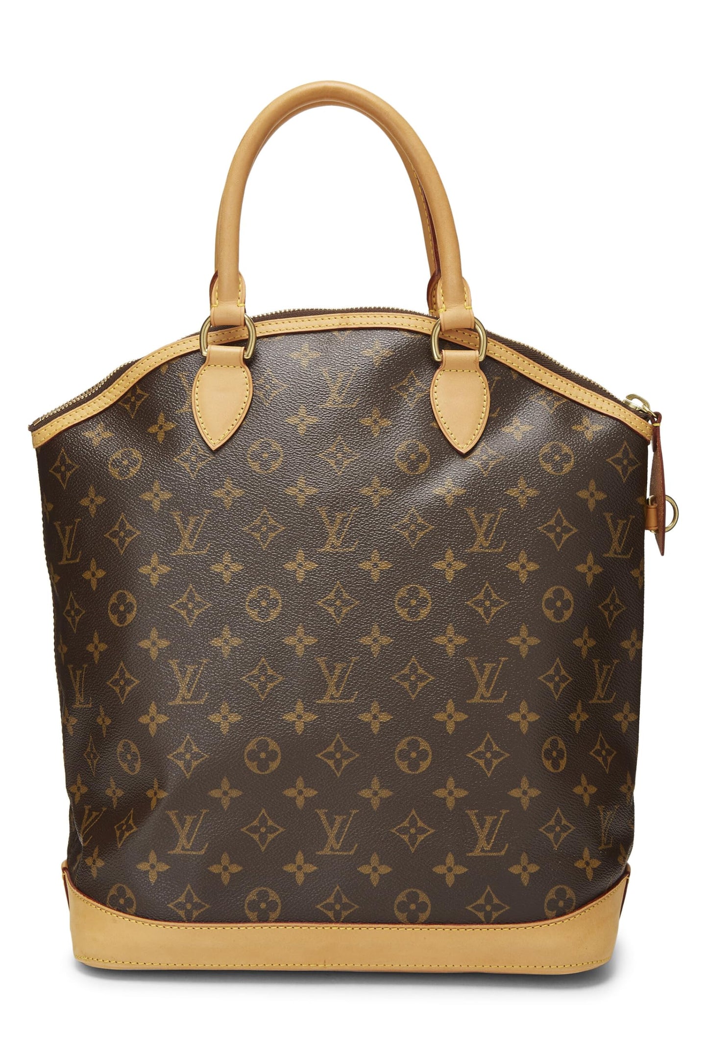 Louis Vuitton, Monogram Canvas LockIt Vertical, Brown