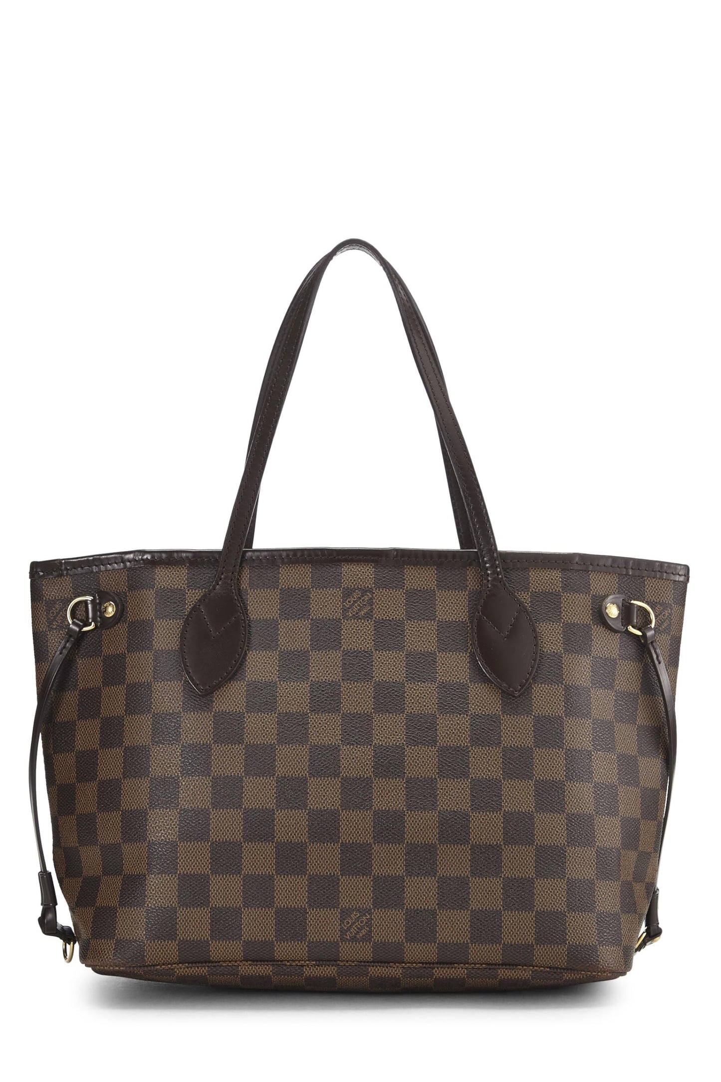Louis Vuitton, Damier Ebene Neverfull PM, Brown