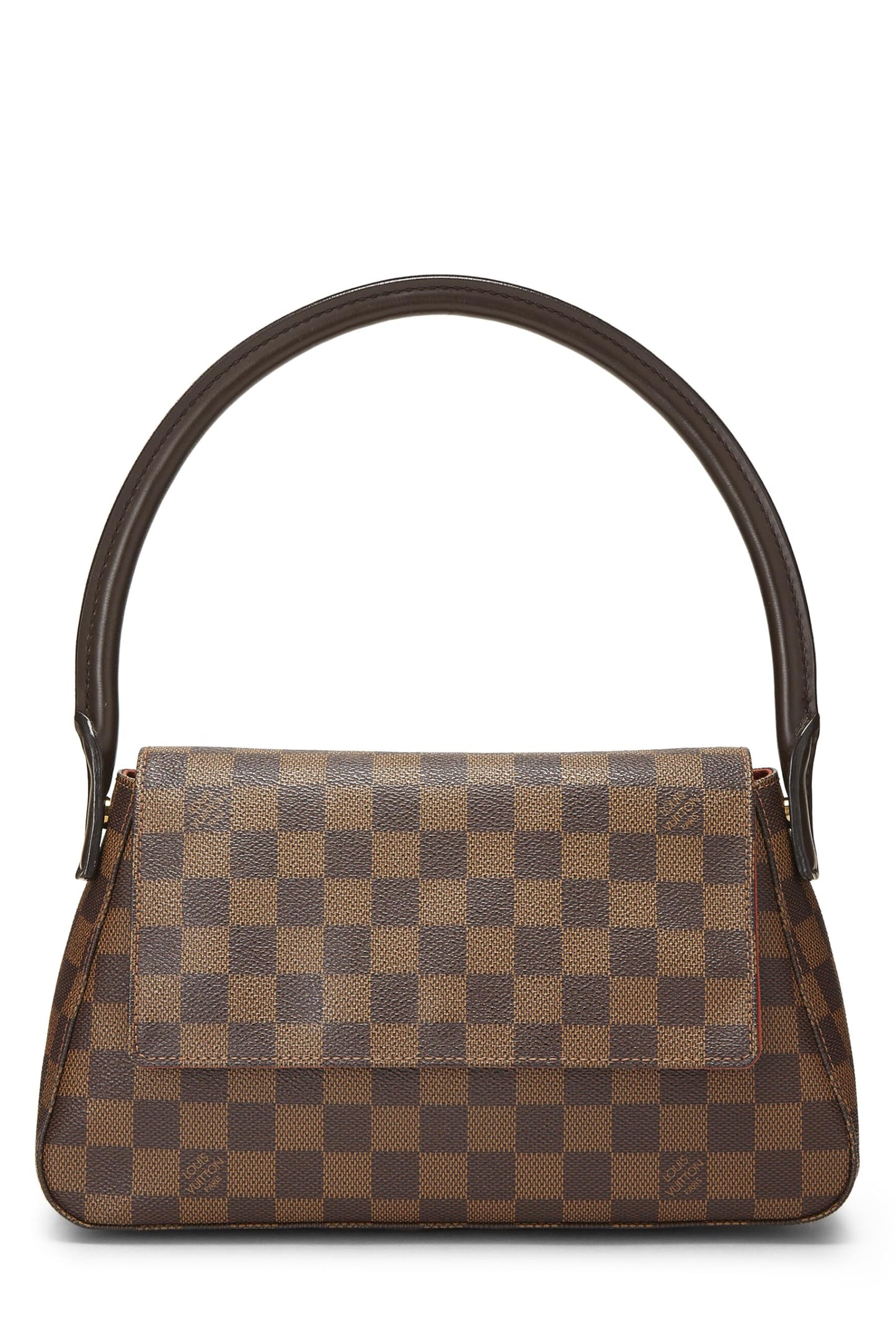 Louis Vuitton, Damier Ebene Canvas Looping PM, Brown