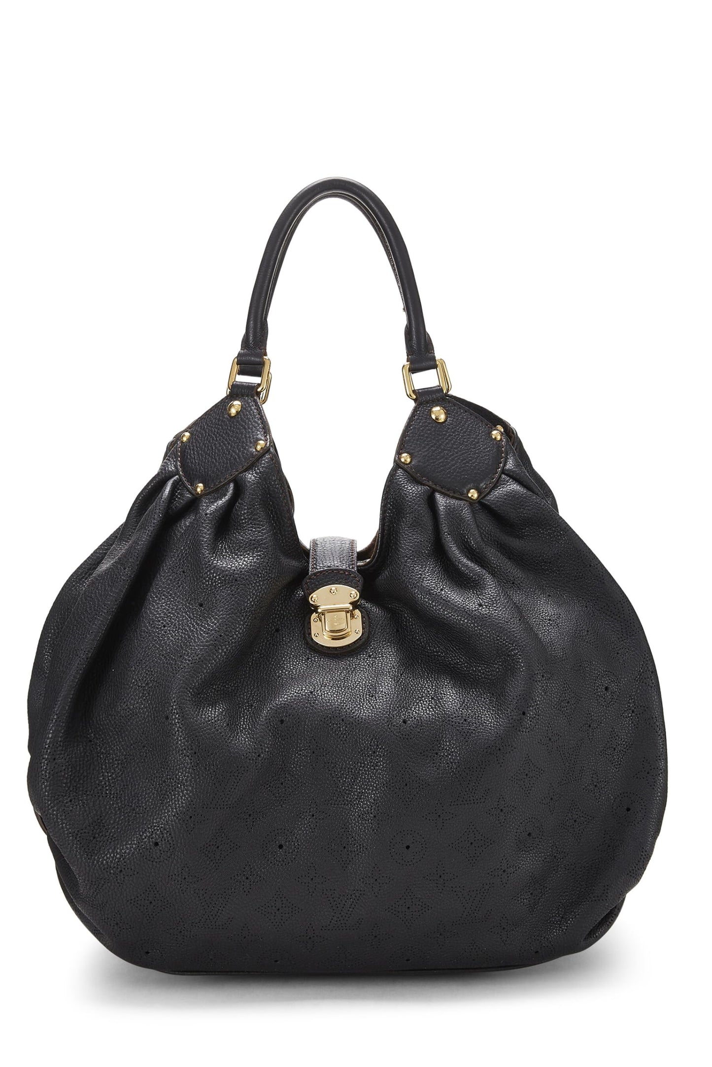 Louis Vuitton, Black Monogram Mahina XL, Black