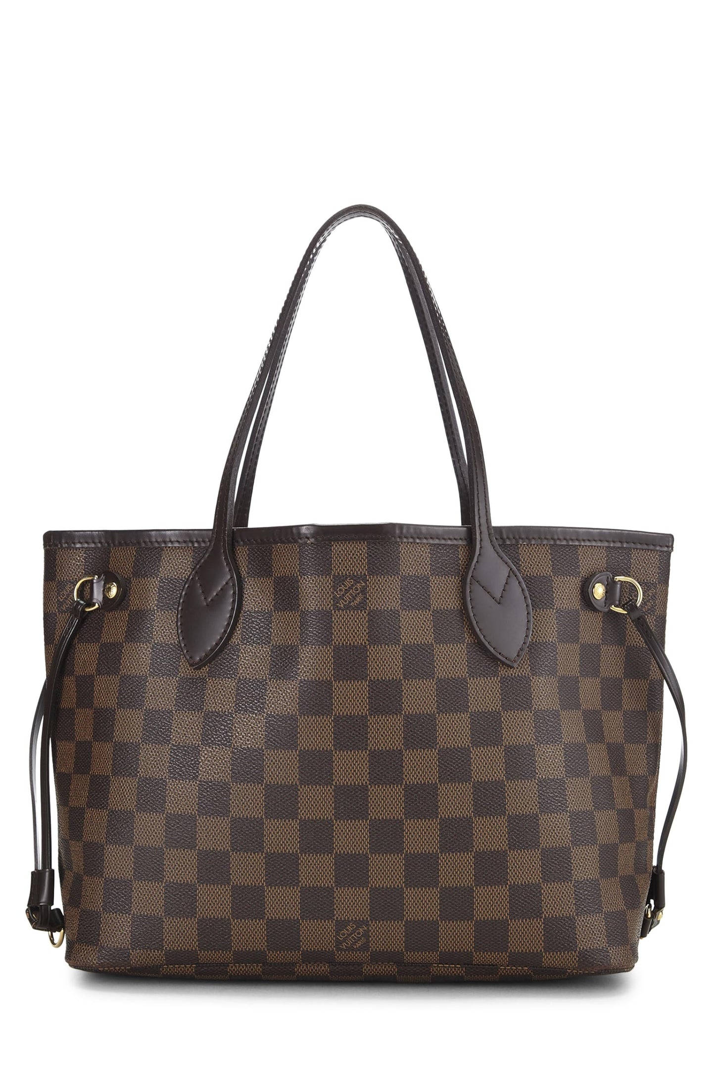 Louis Vuitton, Damier Ebene Neverfull PM, Brown