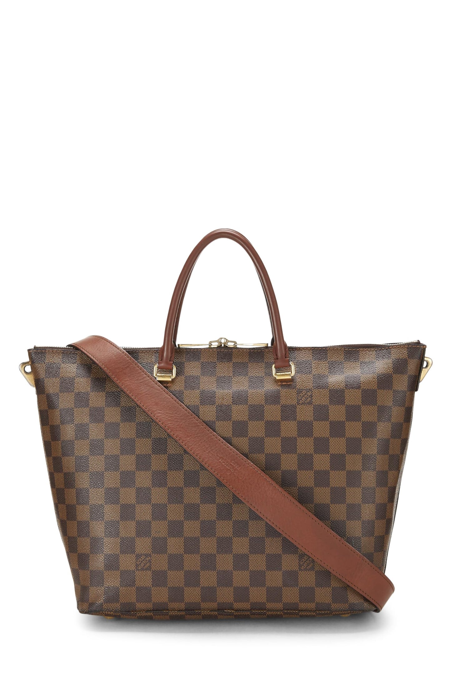 Louis Vuitton, Damier Ebene Belmont, Brown