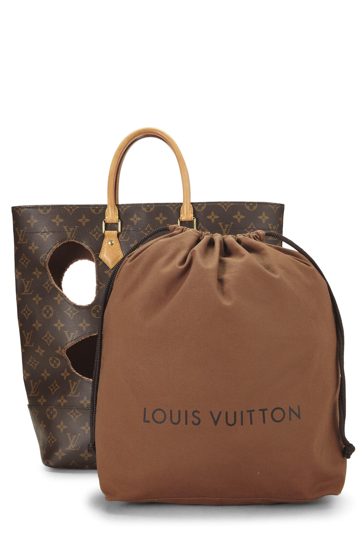 Louis Vuitton, Comme des Garçons x Louis Vuitton Monogram Bag with Holes, Brown