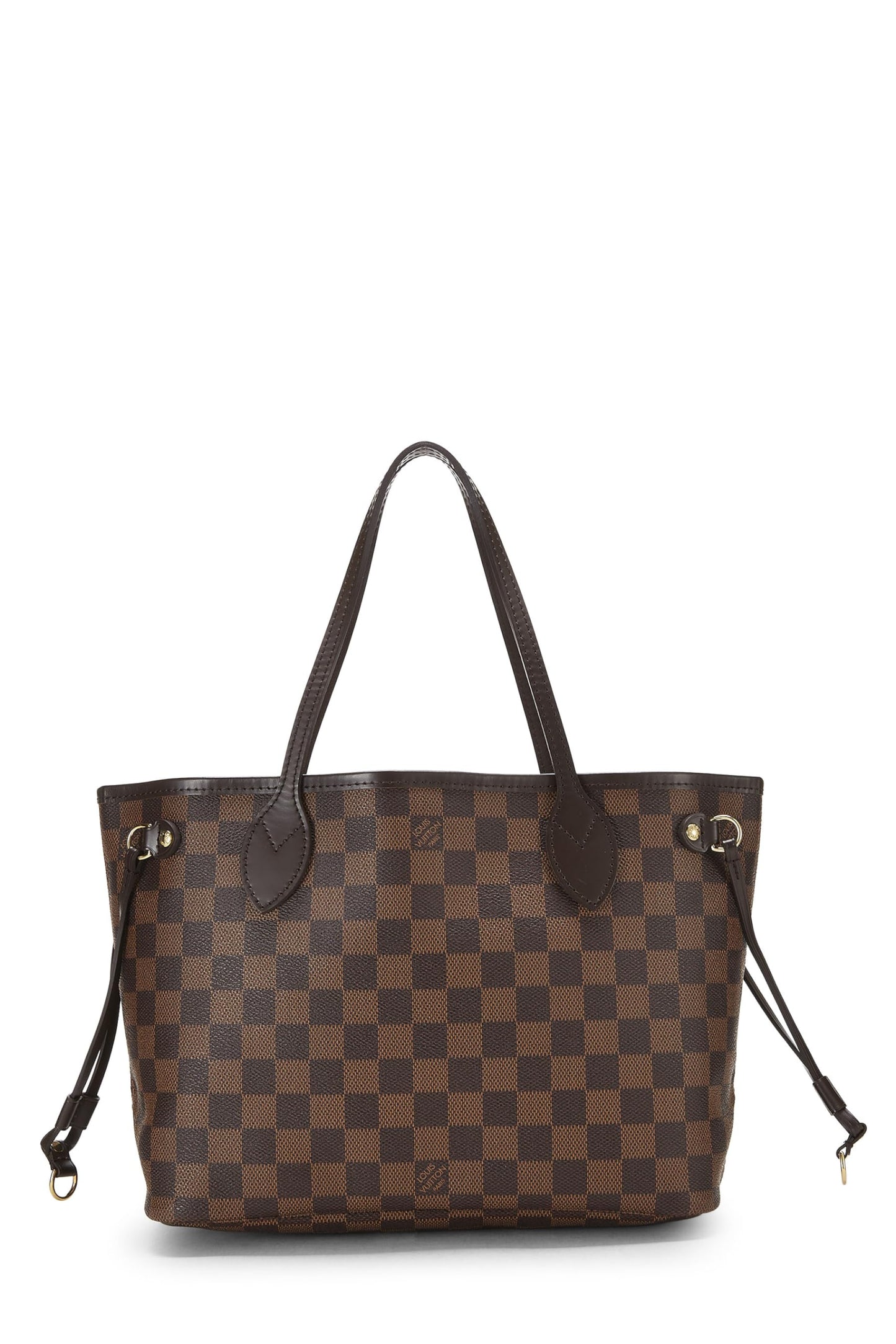 Louis Vuitton, Damier Ebene Neverfull PM, Brown