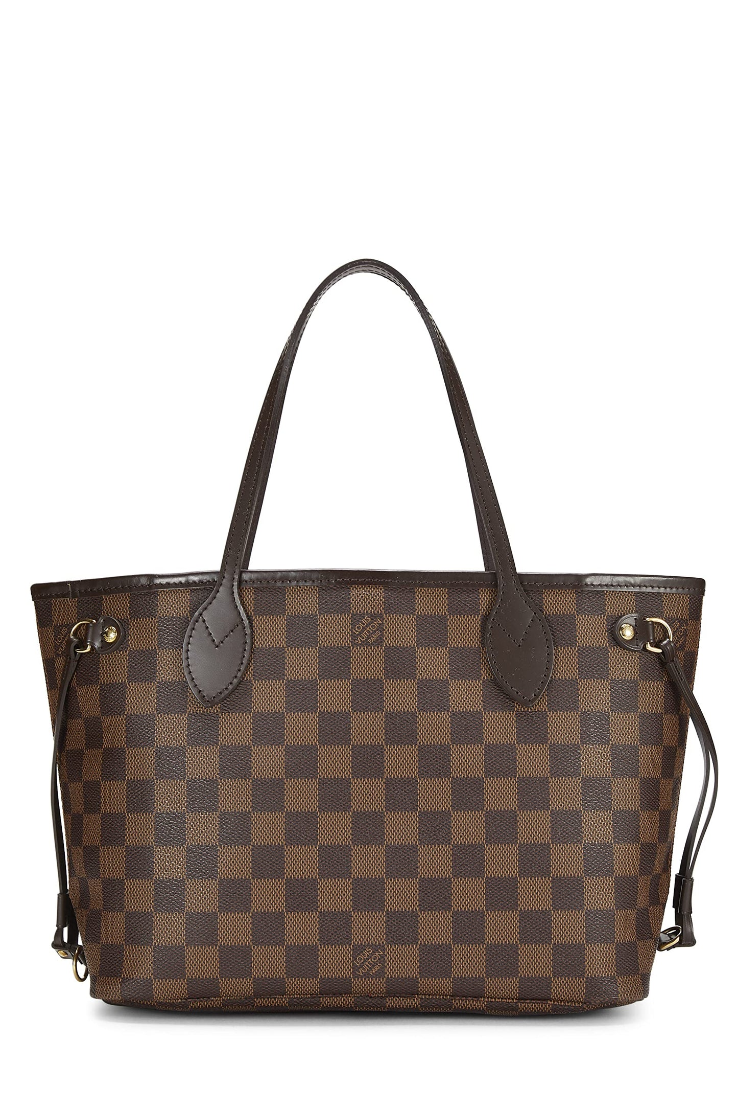 Louis Vuitton, Damier Ebene Neverfull PM, Brown