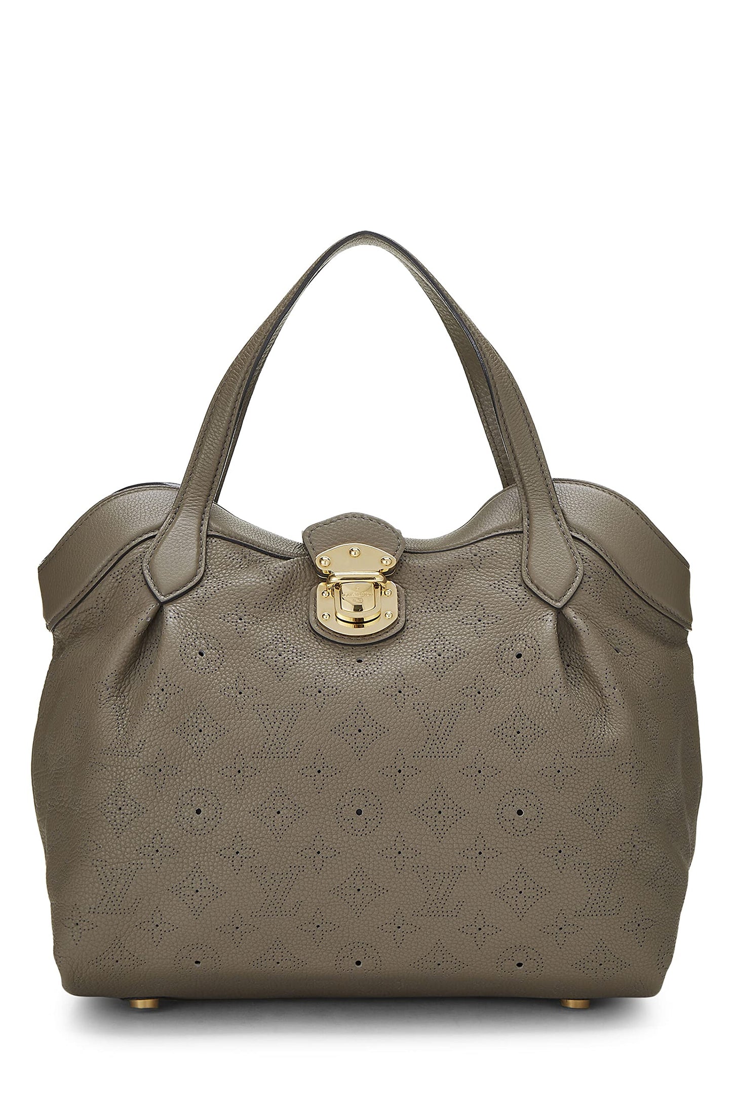 Louis Vuitton, Grey Monogram Mahina Sevres PM, Grey