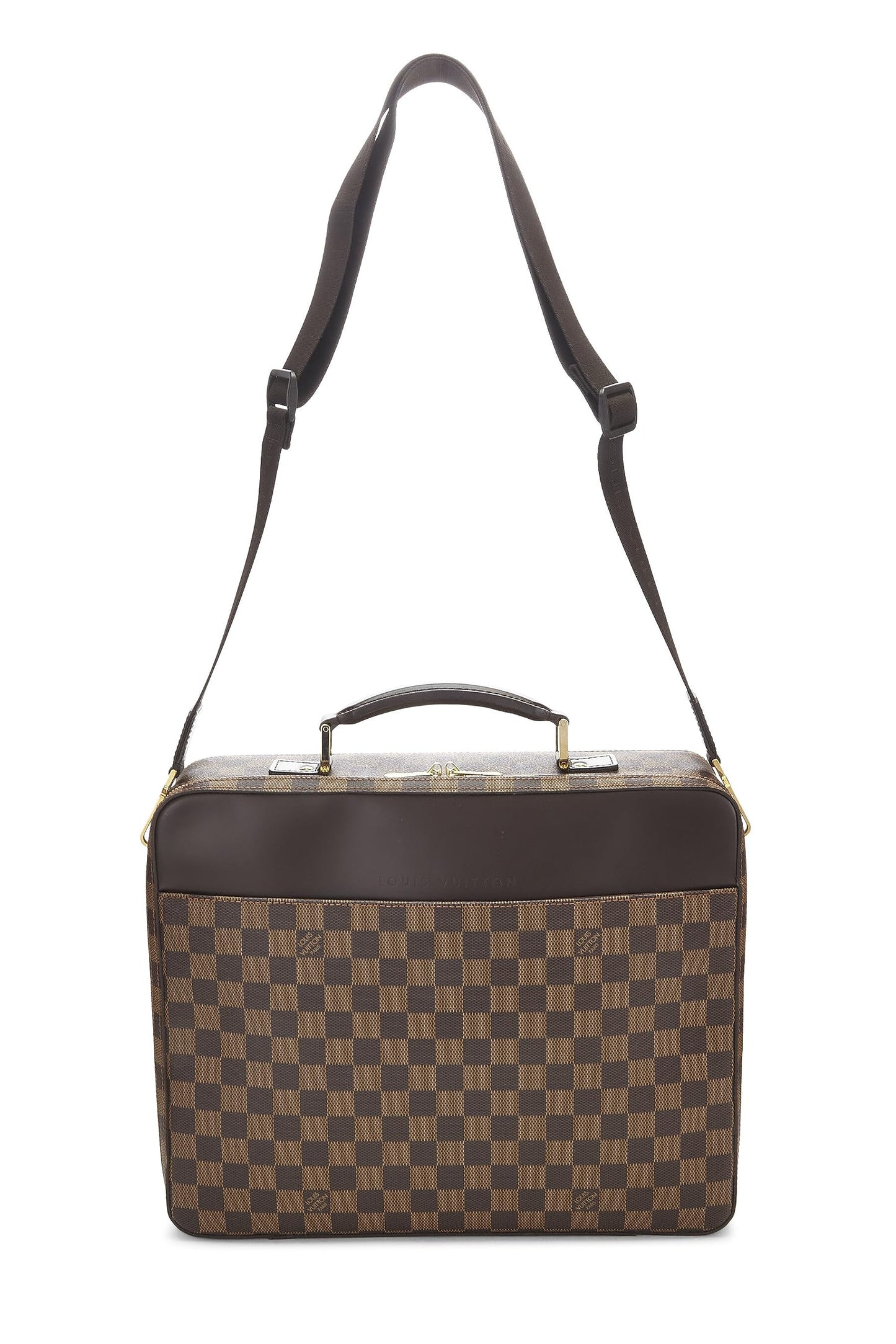 Louis Vuitton, Damier Ebene Porte Ordinateur Sabana, Brown