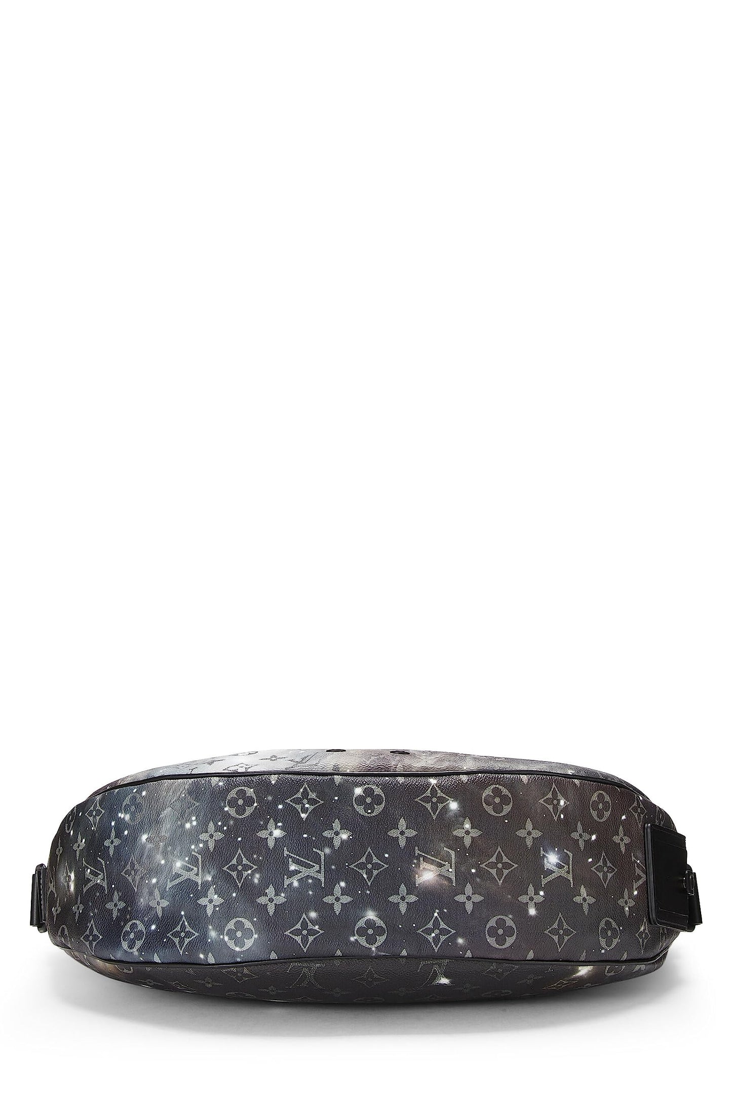 Louis Vuitton, Black Monogram Galaxy Hobo Messenger Bag, Black
