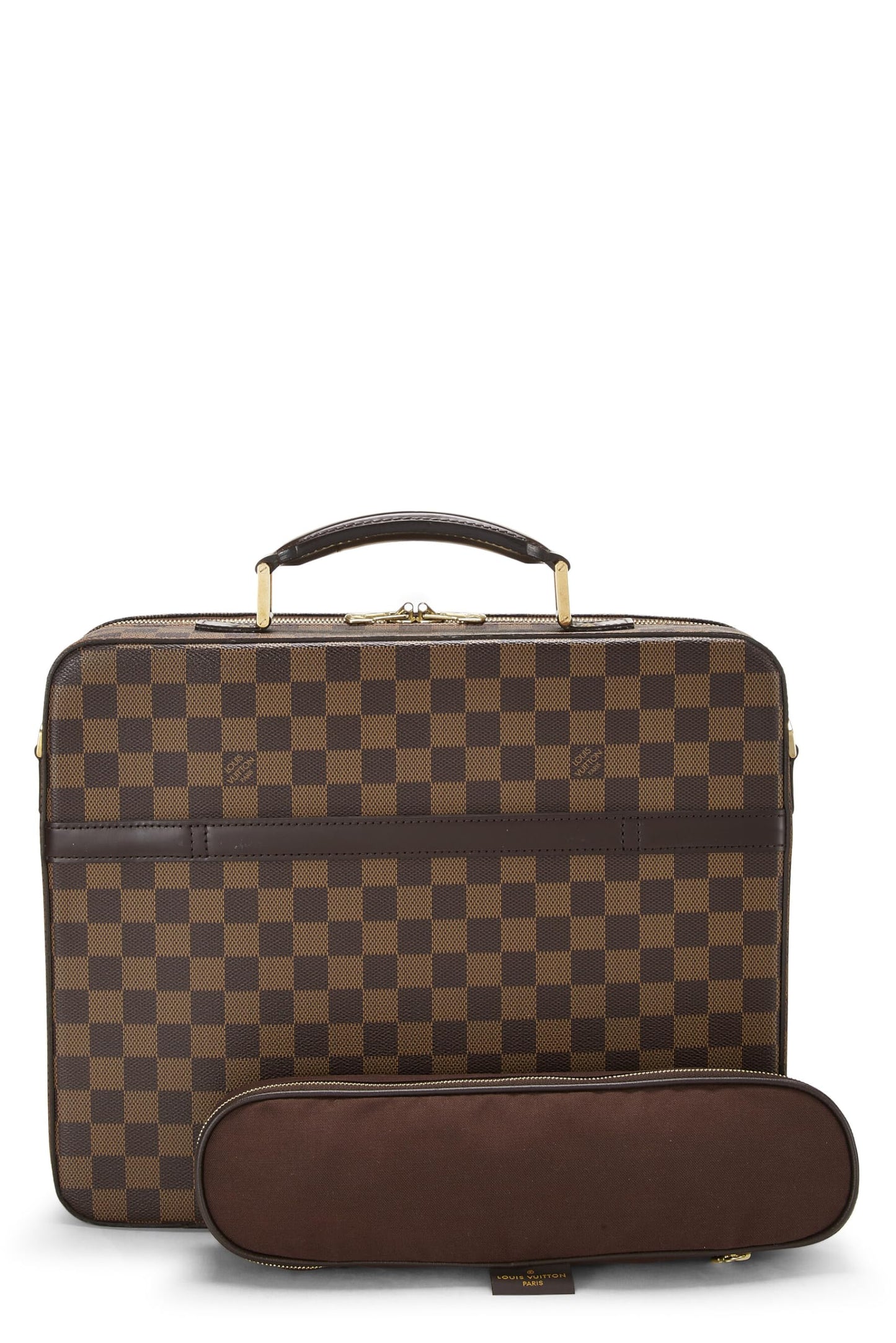Louis Vuitton, Damier Ebene Porte Ordinateur Sabana, Brown