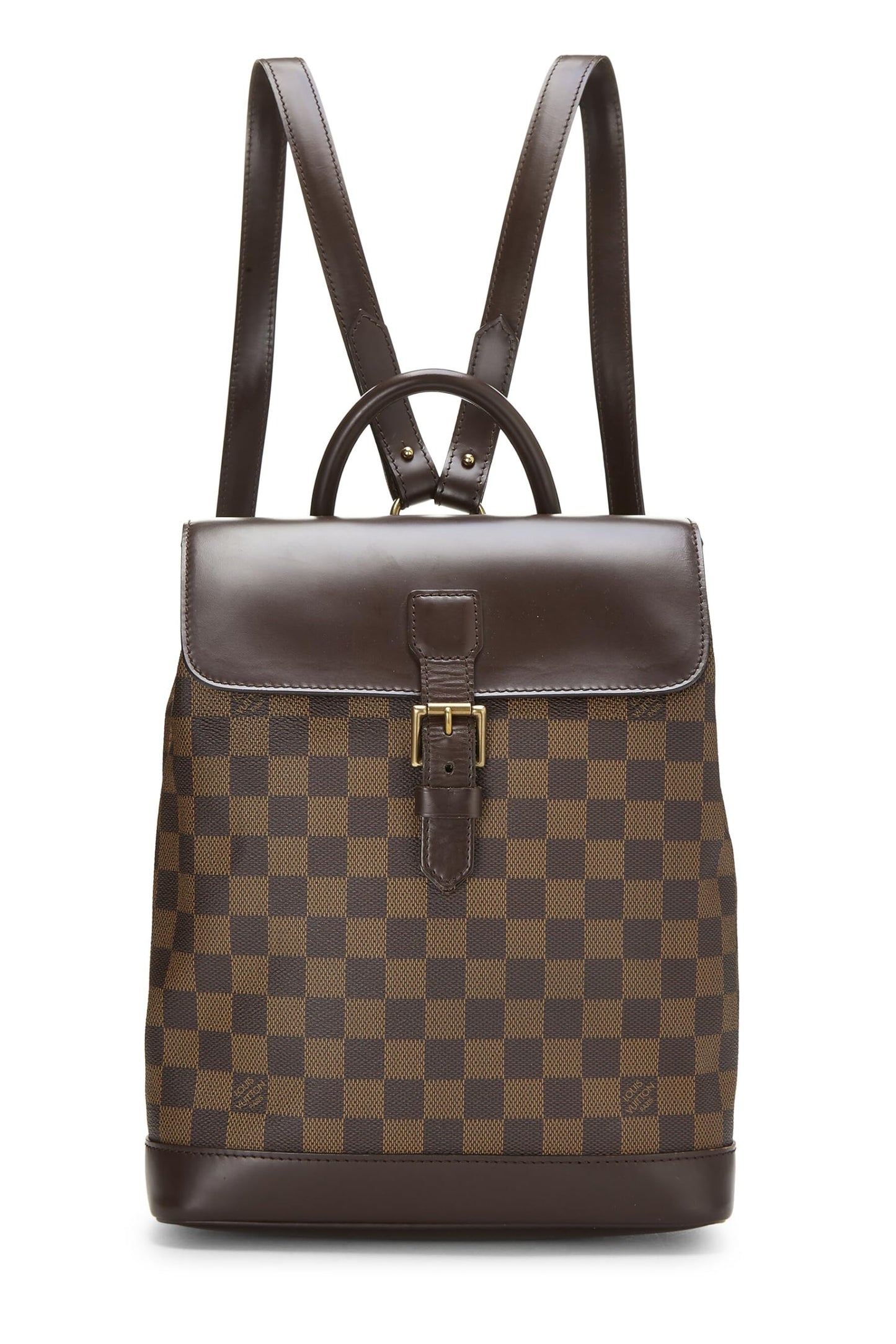 Louis Vuitton, Damier Ebene Soho, Brown