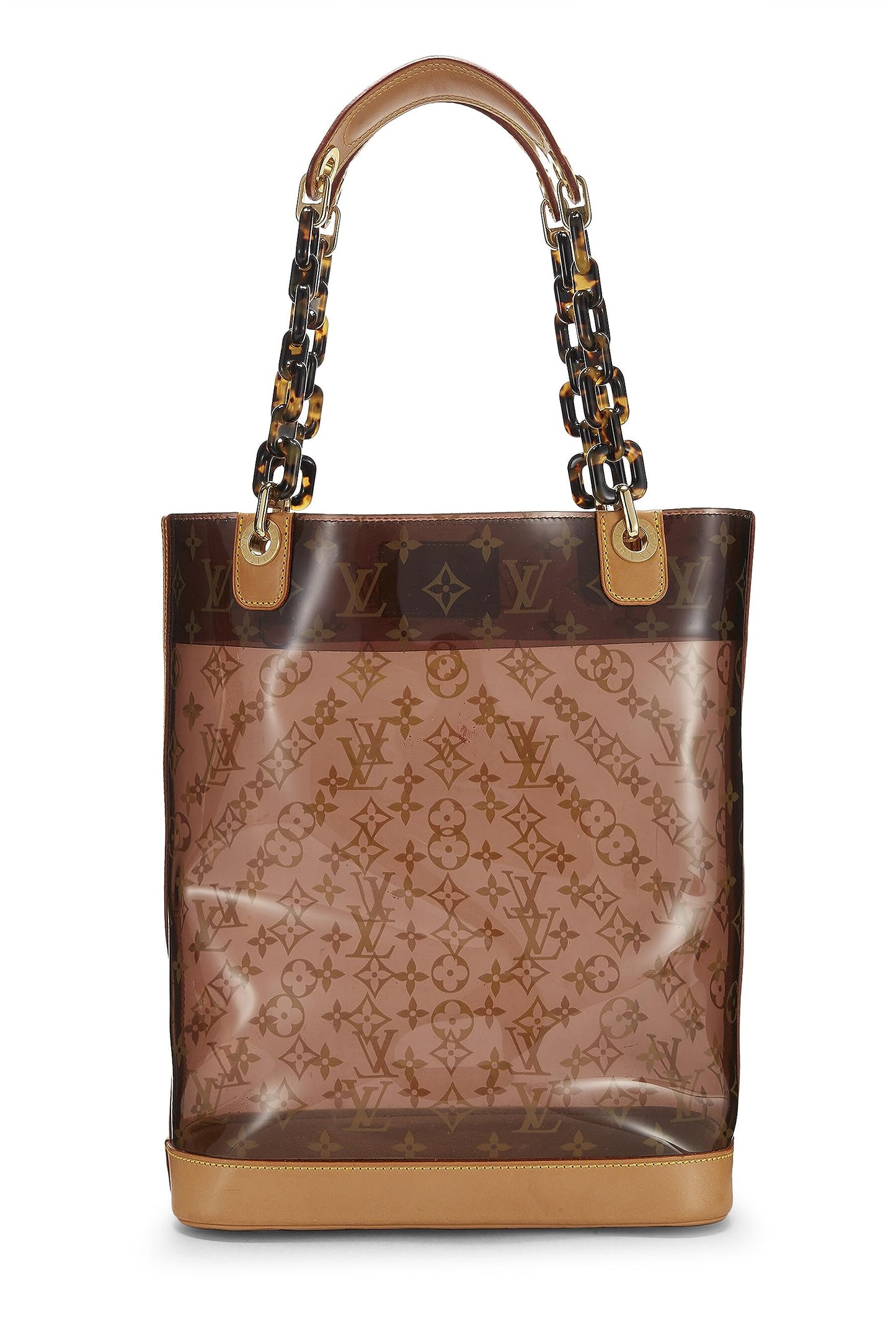 Louis Vuitton, Monogram Ambre Vinyl Cabas MM, Brown