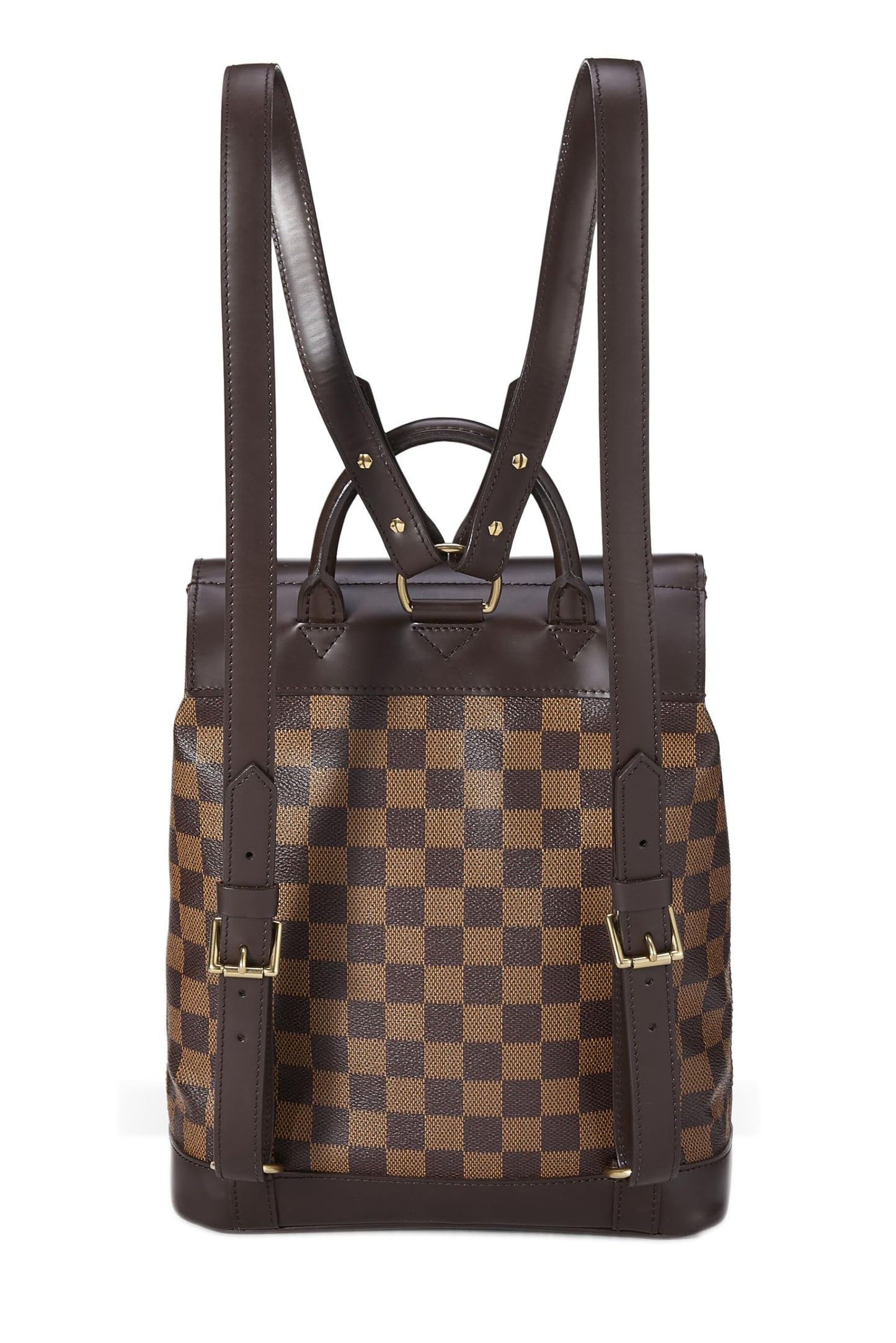 Louis Vuitton, Damier Ebene Soho, Brown