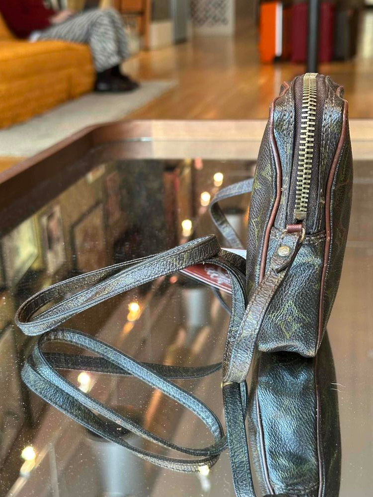 80s Louis Vuitton Mini Danube Monogram Crossbody