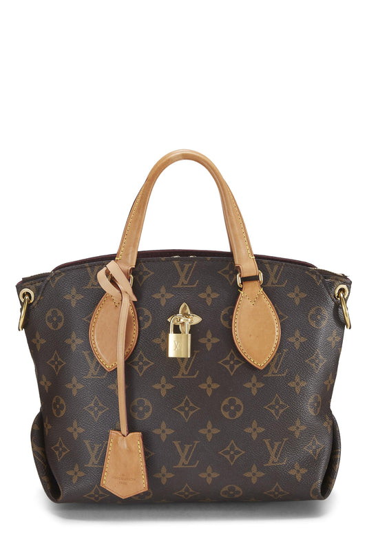 Louis Vuitton, Monogram Canvas Flower Zip Tote PM, Brown