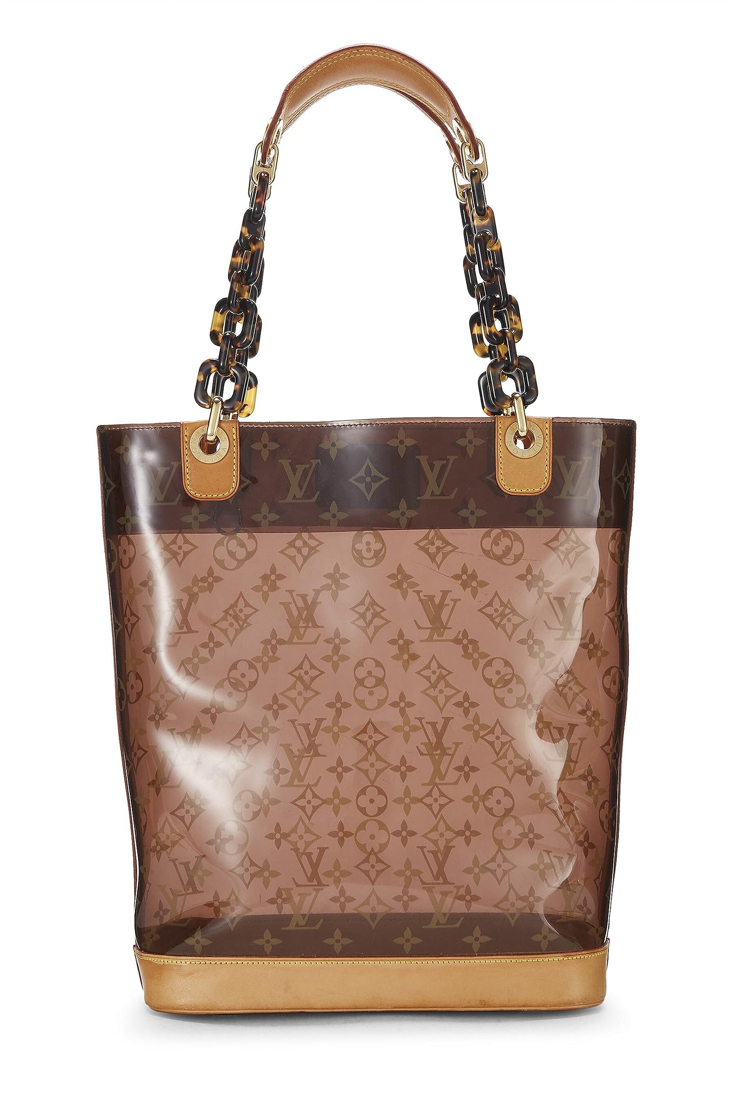 Louis Vuitton, Brown Monogram Vinyl Ambre Cabas MM, Brown